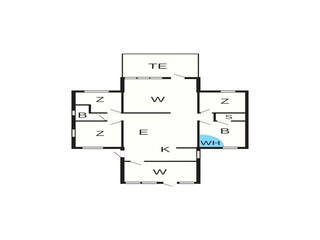 Vakantiehuis Skaven Strand Grondplan 28