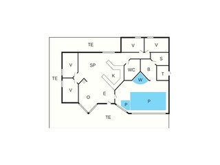 Ferienhaus Fjellerup Strand Grundriss 3