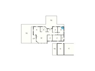 Vakantiehuis Hals Grondplan 41