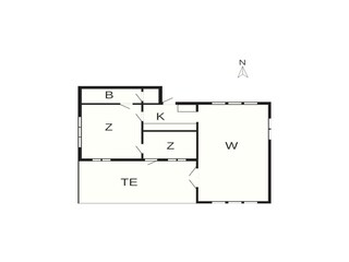 Vakantiehuis Ystad Grondplan 7