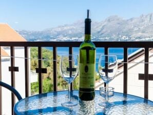 Apartments & Rooms Cina - Superior Studio Apartment with Balcony and Sea View (Apartment 8) - Cavtat - image1