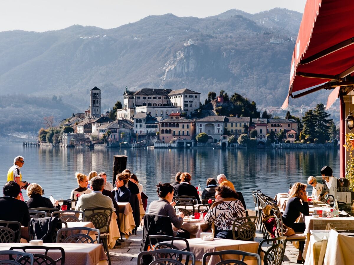 Orta Lake and San Giulio island