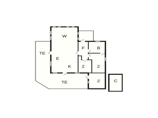 Vakantiehuis Sommerodde Grondplan 5