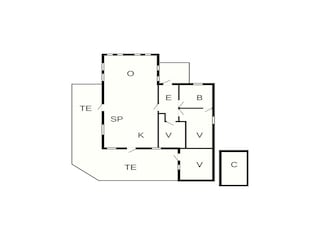 Vakantiehuis Sommerodde Grondplan 42