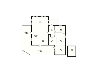 Vakantiehuis Sommerodde Grondplan 6