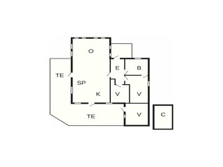 Vakantiehuis Sommerodde Grondplan 41