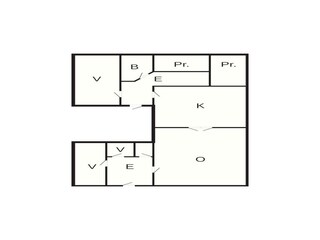 Vakantiehuis Højby Grondplan 36