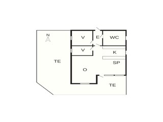 Casa per le vacanze Bork Havn Pianta del piano 48