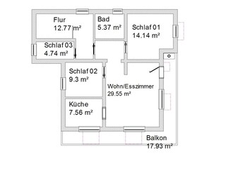 Casale Kleinarl Pianta del piano 43