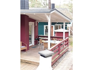 Terasse mit Außenkamin