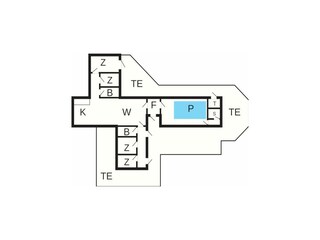 Vakantiehuis Slettestrand Grondplan 15
