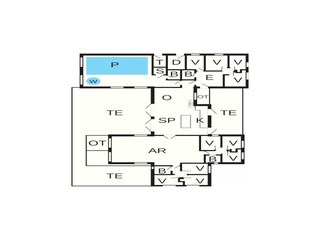 Vakantiehuis Hostrup Strand Grondplan 71