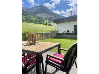 Terrasse und Garten Ferienwohnung Sonnalm, Apart Rauch