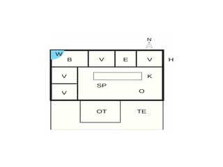 Casa de vacaciones Rønde Plano de planta 42