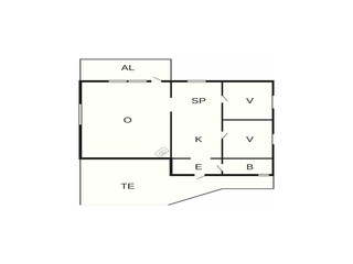 Vakantiehuis Ängelholm Grondplan 25