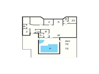 Ferienhaus Liseleje Grundriss 3