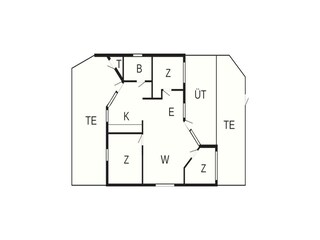 Casa de vacaciones Uslev Plano de planta 16