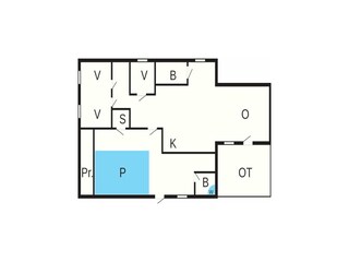 Vakantiehuis Rødby Grondplan 15