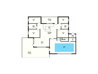 Ferienhaus Slettestrand Grundriss 38