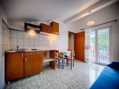 Apartamento Apartments Malo Lago - One-Bedroom Apartment with Balcony and Sea View - Attic (Apartment 3)