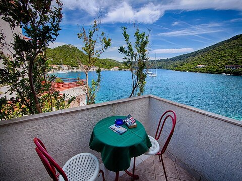 Apartamento Apartments Malo Lago - One-Bedroom Apartment with Balcony and Sea View - 2nd floor (Apartment 4)