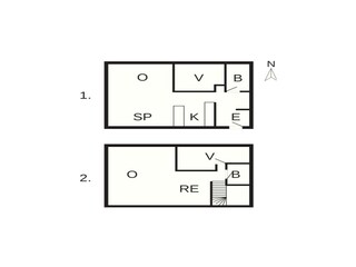 Vakantiehuis Hovborg Grondplan 4
