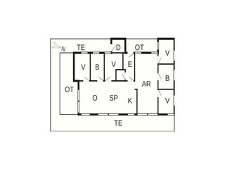 Casa per le vacanze Sjølund Pianta del piano 31