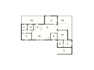 Holiday house Marielyst Floor Plan 39