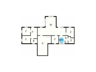 Vakantiehuis Nøreng Grondplan 24