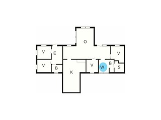 Vakantiehuis Nøreng Grondplan 23