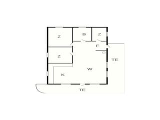 Vakantiehuis Dronningmølle Grondplan 39
