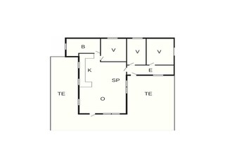 Vakantiehuis Skaven Strand Grondplan 50