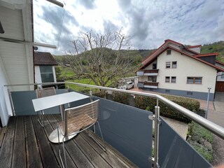 Balkon nach Westen