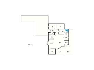 Vakantiehuis Høll Grondplan 42