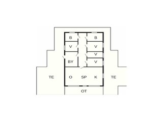 Casa per le vacanze Ydby Pianta del piano 41