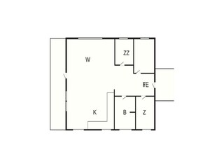 Vakantiehuis Bording Grondplan 3