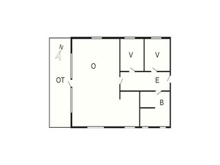 Vakantiehuis Hou Grondplan 43