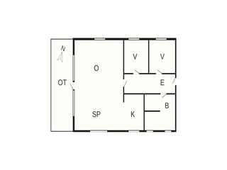 Ferienhaus Hou Grundriss 42