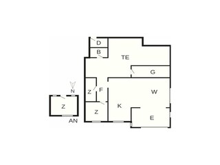 Vakantiehuis Vig Grondplan 5