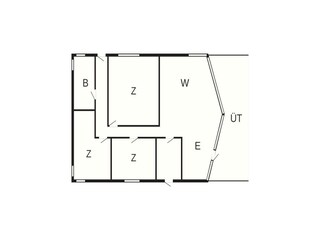 Vakantiehuis Juelsminde Grondplan 42