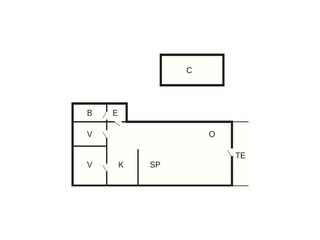 Vakantiehuis Porsheden Grondplan 42