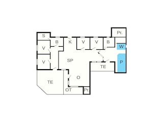 Ferienhaus Henne Strand Grundriss 74