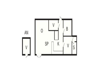 Casa de vacaciones Bagenkop Plano de planta 63