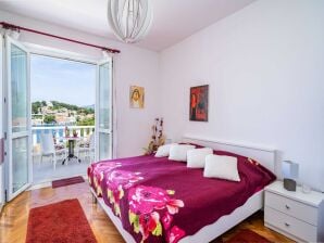 Apartments & Rooms Mara & Petrunjela - Studio Apartment with Balcony and Sea View - Cavtat - image1