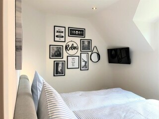 Schlafzimmer mit Motto´s.