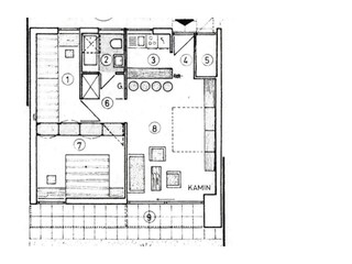 Casa per le vacanze Tossens Pianta del piano 17