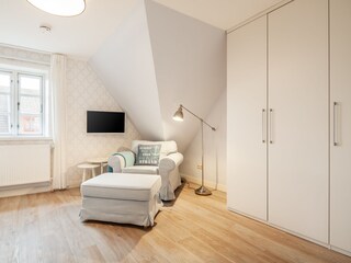Schlafzimmer 1 mit Leseecke