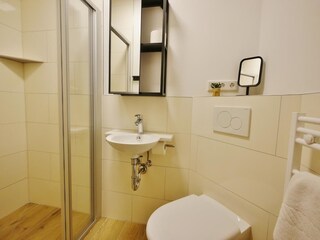 Upland Apartments/Fewo Waldgeist - zweites Duschbad