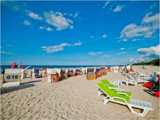 Breiter Strand in der Nähe