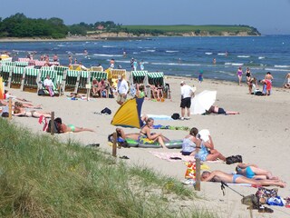 The 4 km sandy beach is right on the doorstep